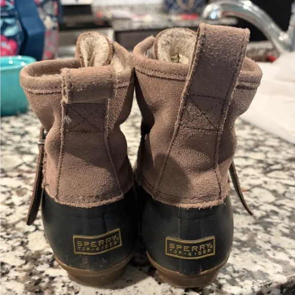 Sperry Black and Grey  Boots - Picture 3 of 5